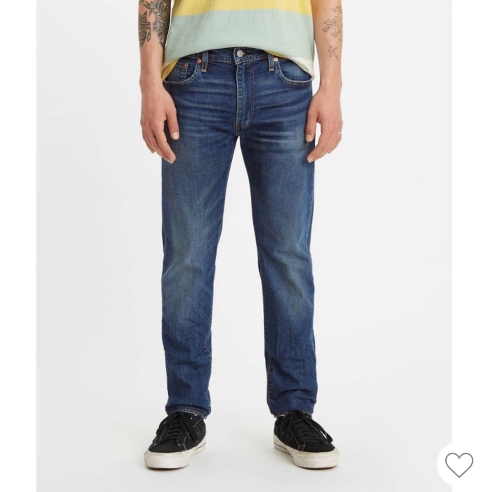 Levi’s 512 Slip Taper Dark Wash Denim Jeans 32/32